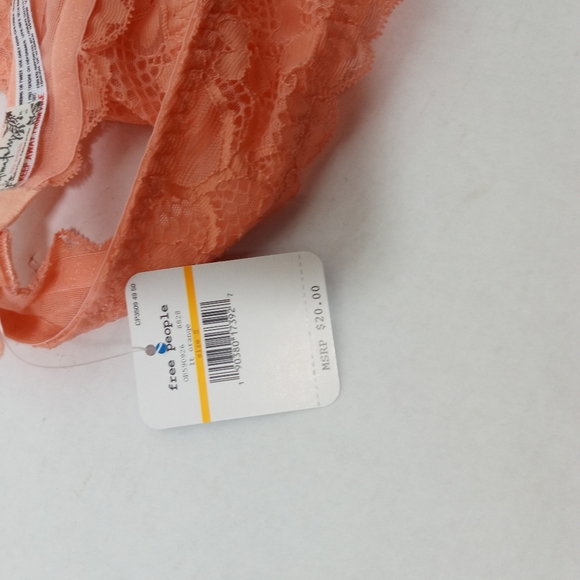 Free People Galloon Lace Halter Light Orange - Picture 7 of 7